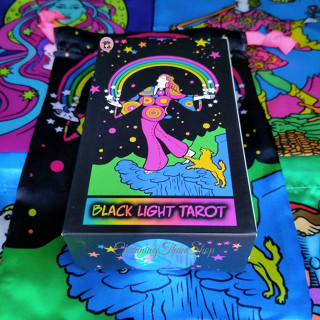 ไพ่ทาโรต์ ไพ่ยิปซี ไพ่ออราเคิล TAROT ORACLE CARDS : BLACK LIGHT TAROT DECK  ของใหม่ ของแท้ 100%