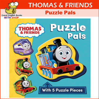 (ใช้โค้ดรับcoinคืน10%ได้) พร้อมส่ง *ลิขสิทธิ์แท้ Original* หนังสือบอร์ดบุ๊คจิ๊กซอว์สำหรับเด็กเล็ก Thomas &amp; Friends: Puzzle Pals: A chunky jigsaw for small hands! Board book – Picture Book หนังสือภาษาอังกฤษ by GreatEnglishBooks