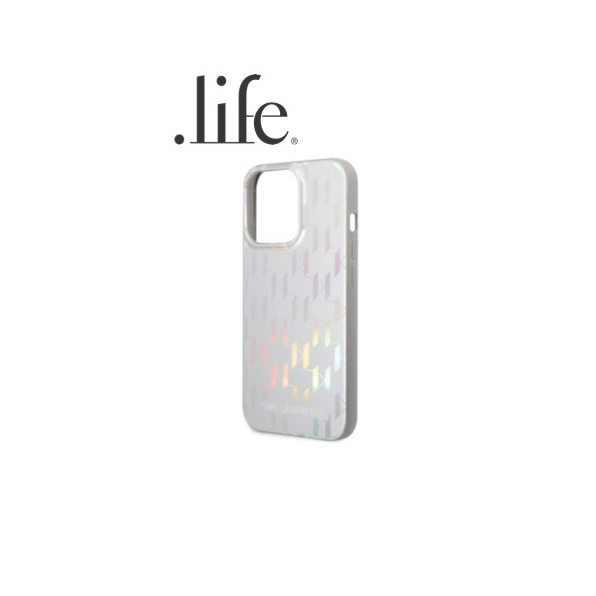 karl-lagerfeld-monogram-iridescent-case-for-iphone-14-plus-iphone-14-pro-max-silver-by-dotlife