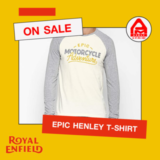 เสื้อยืดแขนยาว EPIC HENLEY T-SHIRT แท้จาก Royal Enfield