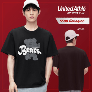 United Athle®  เสื้อยืดผู้ชาย  เสื้อยืดคอกลมแขนสั้น Bears- ดำ รุ่น #5508