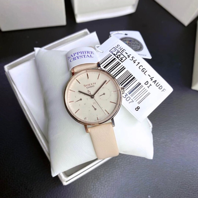 ลดถึงสิ้นเดือนนี้-casio-sheen-she-4541cgl-4a-ของแท้-100-พร้อมส่ง