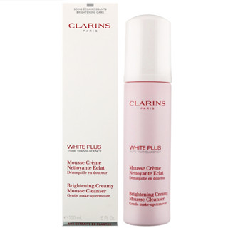 แท้ฉลากไทยลอตปี2022 Clarins White Plus Brightening Creamy Mousse Cleanser 150ml