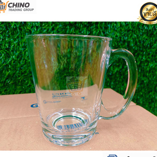 [ยกกล่อง 6ใบ] แก้วเบียร์ แก้วน้ำแก้วมีหู แก้วหนา สินค้าขายดี  [UNION UG-394 305 ml.]