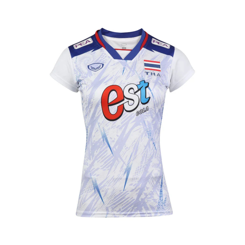 เสื้อวอลเลย์บอลทีมชาติหญิงแขนสั้น-2023-grand-sport-รหัส-014342-เสื้อวอลเลย์บอลทีมชาติแกรนด์สปอร์ต-ของแท้100