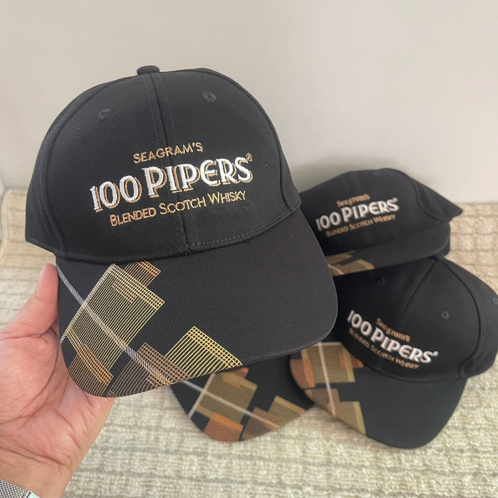 พร้อมส่ง-หมวก-100-pipers-หมวกพรีเมียม-สินค้าพรีเมียม-หมวกแก๊ปกันแดด