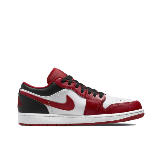 air-jordan-1-low-red-white-black-ของแท้-100