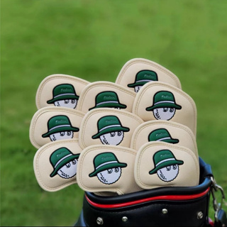 [11GOLF] MALBON GOLF IRON HEAD COVER 10 Pcs. (4 5 6 7 8 9 PW AW SW X) รหัสสินค้า MT-MB-IRON-2