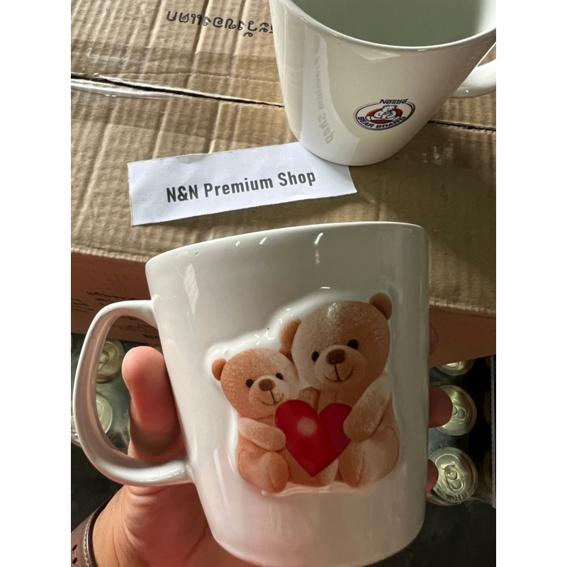 แก้ว-mug-นมตราหมี-1แถม1-ของแท้