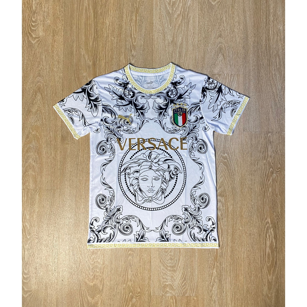 เสื้อทีมชาติอิตาลี-versace-ขาว