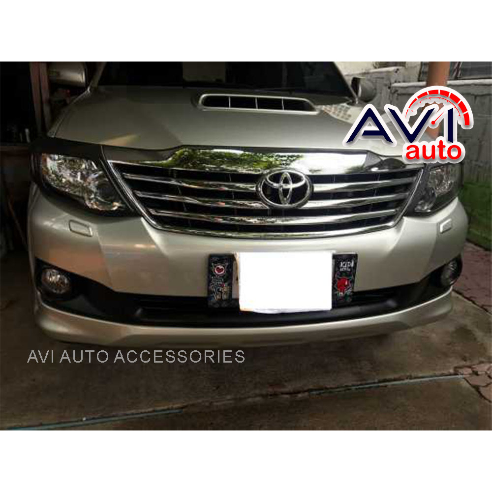 ครอบไฟหน้า-ครอบไฟท้าย-toyota-fortuner-2011-2014-สีดำด้าน