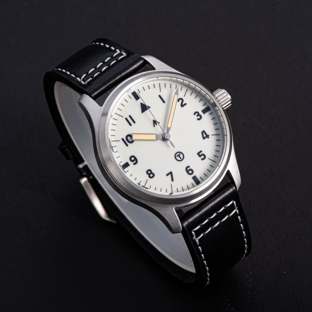 [Pre-order][ออโต้] SEESTERN Pilot watch 38MM C3 AR Sapphire NH35A 50M ...