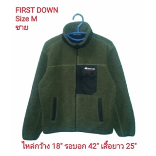 Fleece jacket ✌เสื้อแจ็คเก็ตผ้าฟลีซมือสองสำหรับผู้ชาย Size M