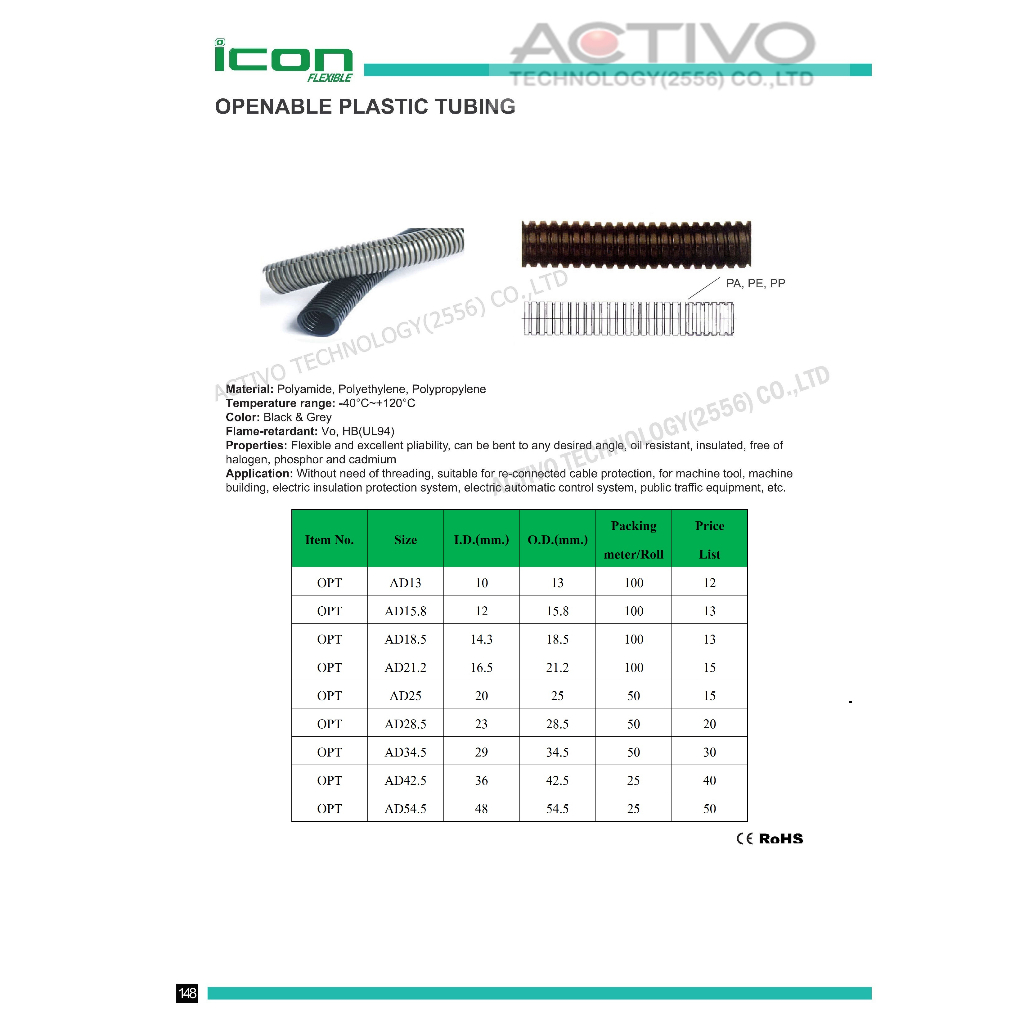 ท่อผ่า-ท่อร้อยสายไฟเฟล็กพลาสติกแบบผ่า-opt-size-ad28-5-id-23mm-od-28-5mm-ราคาถูก