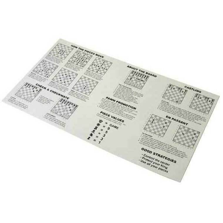 [ตัวแทนChessGo] แผ่นคู่มือสำหรับเริ่มเล่นหมากรุก Chess Buddy Board