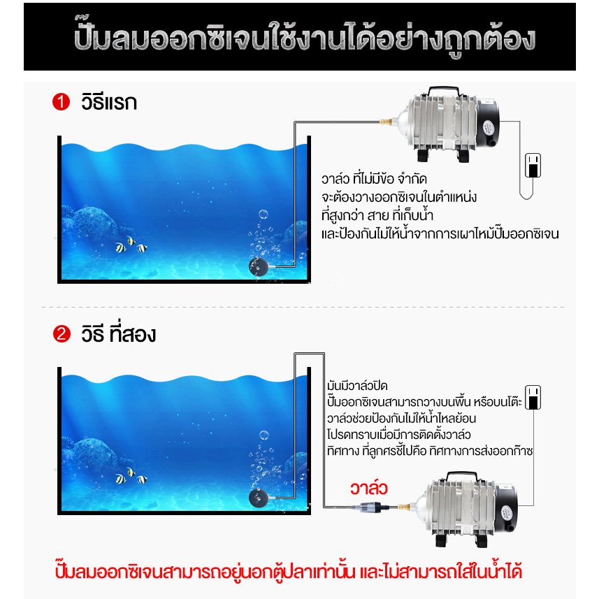 ปั๊มออกซิเจน-ปั๊มลม-รุ่นaco-208-25w-aco-318-45w-ปั๊มลมบ่อกุ้ง220v-ปั๊มลมลูกสูบ-ปั๊มลมระบบลูกสูบ-ออกซิเจนตู้ปลา6ทาง-สำหรั