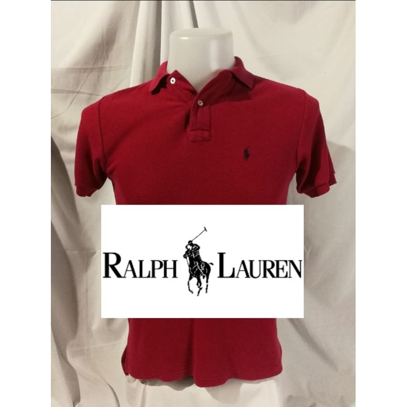 ralph-lauren-brand-2nd-hand-เสื้อโปโลแขนสั้น-วัสดุผ้าฝ้าย-size-s-แท้มือสองกระสอบนำเข้าจากญีปุ่น-japan