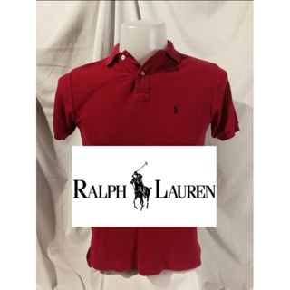 Ralph Lauren​ Brand_2nd hand เสื้อโปโลแขนสั้น วัสดุผ้าฝ้าย​💯​%/ Size S/ แท้มือสองกระสอบนำเข้าจากญีปุ่น ​Japan 🇯🇵​