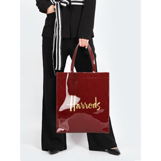กระเป๋าHarrods Shopping bag-ไซส์ใหม่XL(กระดุมแม่เหล็ก)