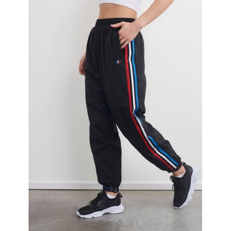 Adidas black track pants womens deals