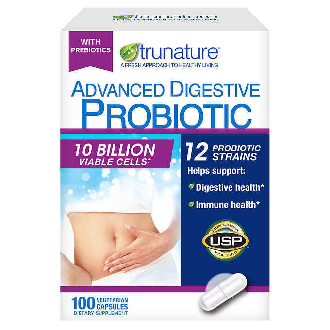 clearance-exp-01-2024-100-แคปซูล-trunature-advanced-digestive-probiotic-มีจุลินทรีย์ถึง-10-000-ล้านตัวช่วยการขับถ่าย