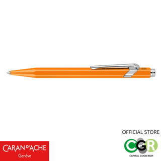 ปากกาลูกลื่น CARAN DACHE Fluo Orange Ballpoint Pen สีส้ม # 849.030