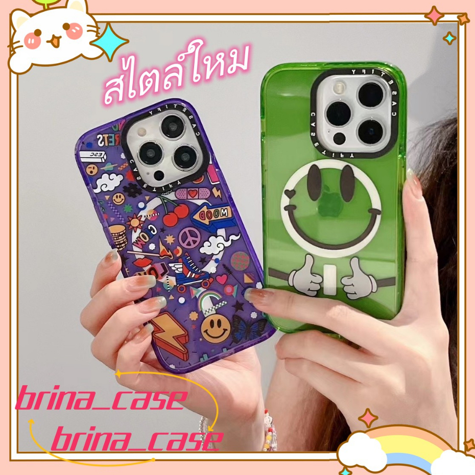 ส่งของขวัญ-เคสไอโฟน-11-12-13-14-pro-max-การ์ตูน-กราฟฟิตี-สไตล์คู่รัก-แฟชั่น-ความนิยม-ฤดูร้อน-case-for-iphoneป้องกันก