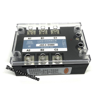 SSR Solid State Relay 3เฟท JGX-3 D4860 60A input 3-32VDC output 24-480VAC
