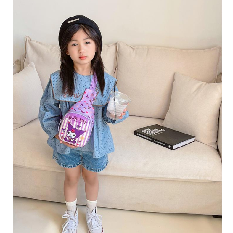 b-168-กระเป๋าคาดอก-กระเป๋าผ้า-กระเป๋าสำหรับเด็ก-สไตล์เกาหลี-น่ารัก
