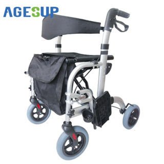 Rollator 3 in 1 รถเข็นหัดเดิน รถเข็นช่วยพยุงเดิน BT-53 SILVER