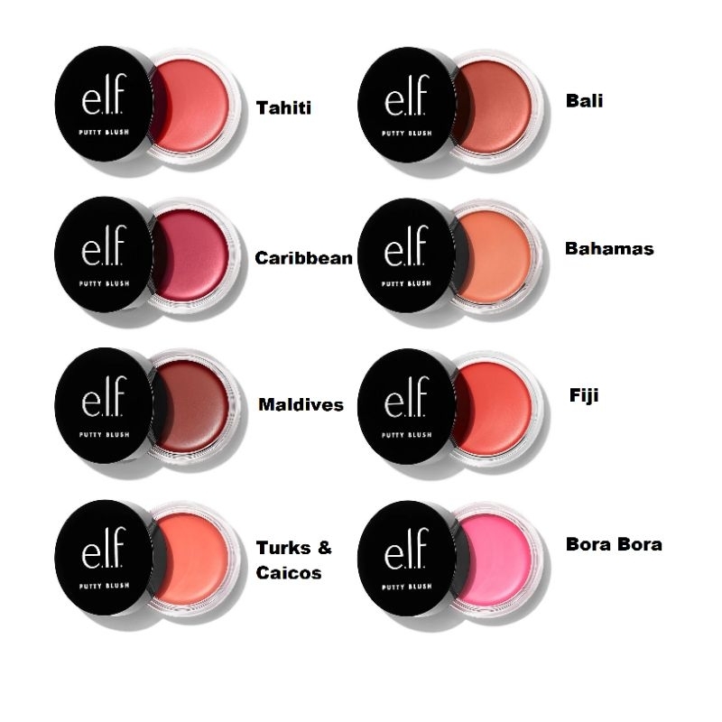 แท้ 100 E.L.F. Putty Blush ครีมบลัช ตัวดังใน Tik Tok Cream Blush บลัช
