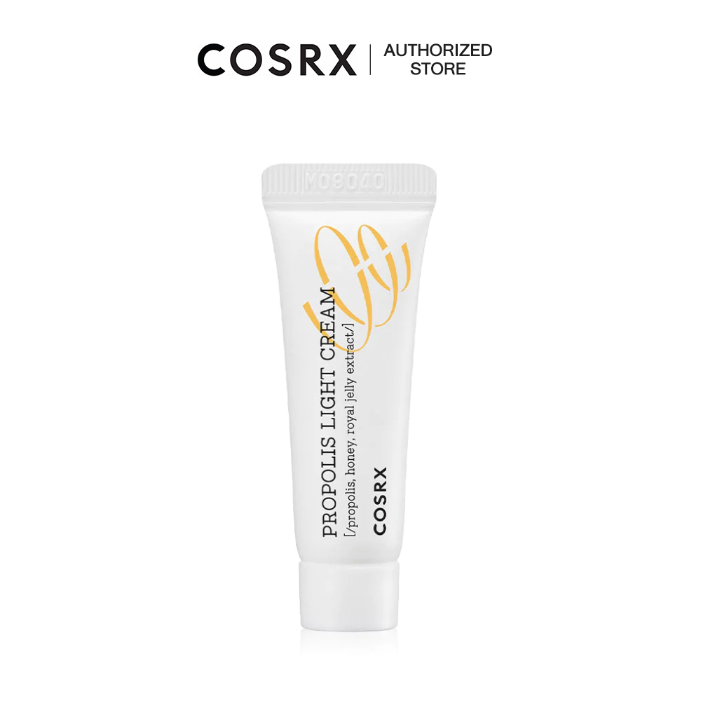 cosrx-propolis-light-cream-5ml-ครีมบำรุงให้ความชุ่มชื้นที่มีส่วนผสมของ-black-bee-propolis-complex-ชะลอการเกิดริ้วรอย