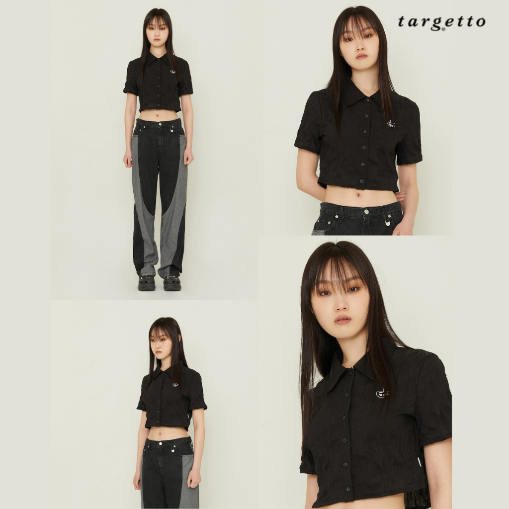 aland-เสื้อเชิ้ต-targetto-neo-wrinkle-crop-shirt-s-m-black