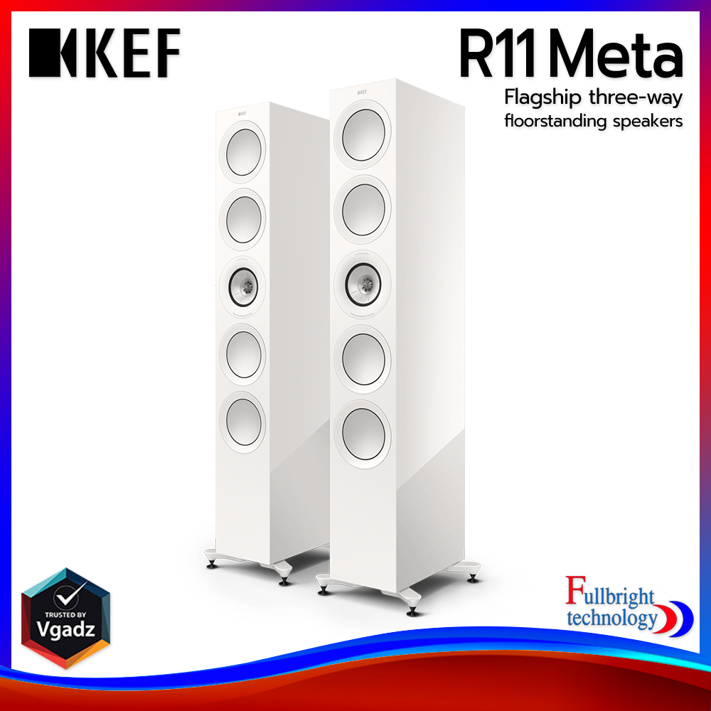 KEF R11 Meta (PAIR) Floorstanding Speaker ลำโพงตั้งพื้น ขนาด 6.5 นิ้ว 3 ...