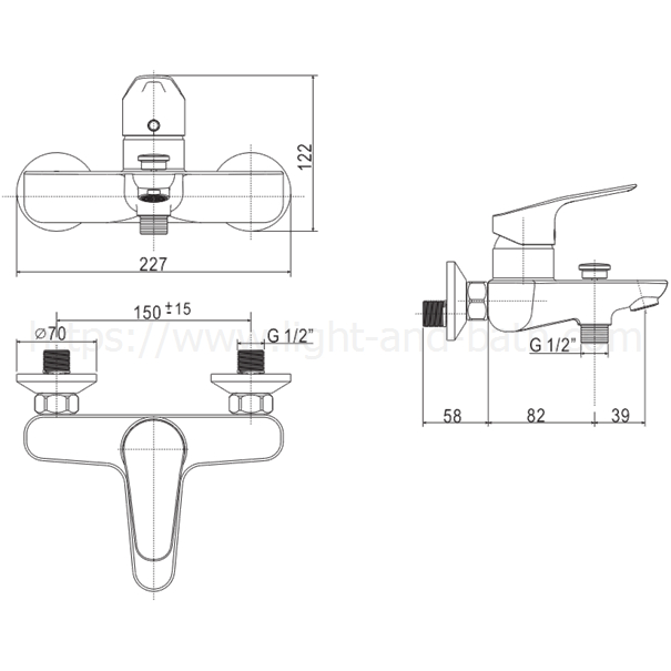 01-06-american-standard-ก๊อกผสมอ่างอาบน้ำ-แบบติดผนัง-รุ่น-cygnet-a-0311-200-a-0311-200