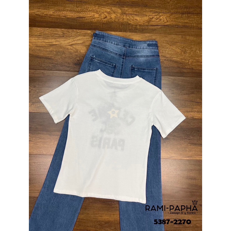 code-5387-เสื้อ-กางเกงยีนส์-ชุดไปห้าง-งานป้าย-rami