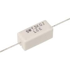 1pcs 5W  SQP Ceramic Wirewound Resistor 2K Ohm 5W 0.1~10K โอห์ม 0.33R 1R 10R 100R 0.22 0.33 1 10 100 1K 10K 5 Watt