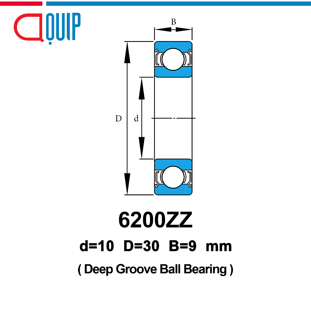 6200zz-sbc-จำนวน-10-ชิ้น-ตลับลูกปืนเม็ดกลมร่องลึก-ฝาเหล็ก-2-ข้าง-deep-groove-ball-bearing-6200-2z-6200z