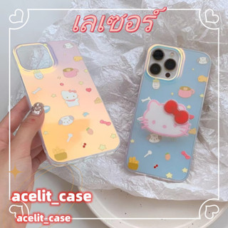 ❤️ส่งของขวัญ❤️ เคสไอโฟน 11 12 13 14 Pro Max HelloKitty สาวน่ารักหัวใจ แฟชั่น ความนิยม Case for iPhone สไตล์วรรณศิลป์