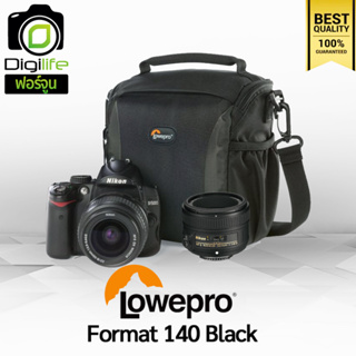 Lowepro Bag Format 140 Black - กระเป๋ากล้อง DSLR มิลเรอร์เลส กล้องวิดีโอขนาดเล็ก ActionCam