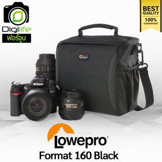 Lowepro Bag Format 140 Black - กระเป๋ากล้อง DSLR มิลเรอร์เลส กล้องวิดีโอขนาดเล็ก ActionCam