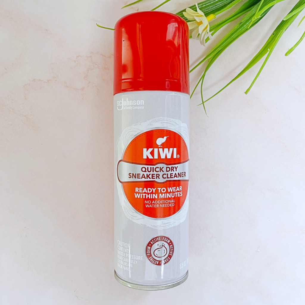 [KIWI®] Quick Dry Sneaker or Boot Cleaner Foam 5.5 OZ. กีวี สเปรย์โฟมทำความสะอาดรองเท้า โฟมขัด