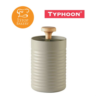 Typhoon 1400.544 Ripple Stone Utensil Holder / กล่องใส่อุปกรณ์ในครัวสีเบจ
