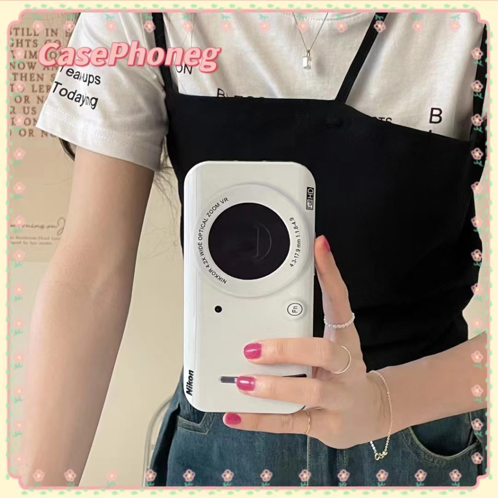 casephoneg-ป้องกันการหล่น-ลากขึ้นลากลง-11-14-pro-max-แบบเลื่อน-สีขาว-เรียบง่าย-รูปร่างของกล้อง-case-for-iphone-12-13