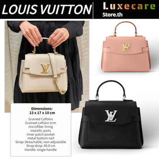 หลุยส์วิตตอง👜Louis Vuitton ถุง LOCKME EVER  สุภาพสตรี/กระเป๋าสะพายไหล่/กระเป๋าถือ