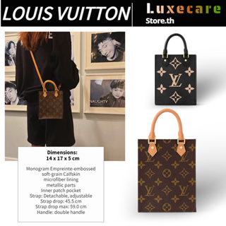 หลุยส์ วิตตอง👜Louis Vuitton PETIT SAC PLAT Women/Shoulder Bag สุภาพสตรี/กระเป๋าสะพายไหล่/กระเป๋าร่อซู้ล/กระเป๋าถือ