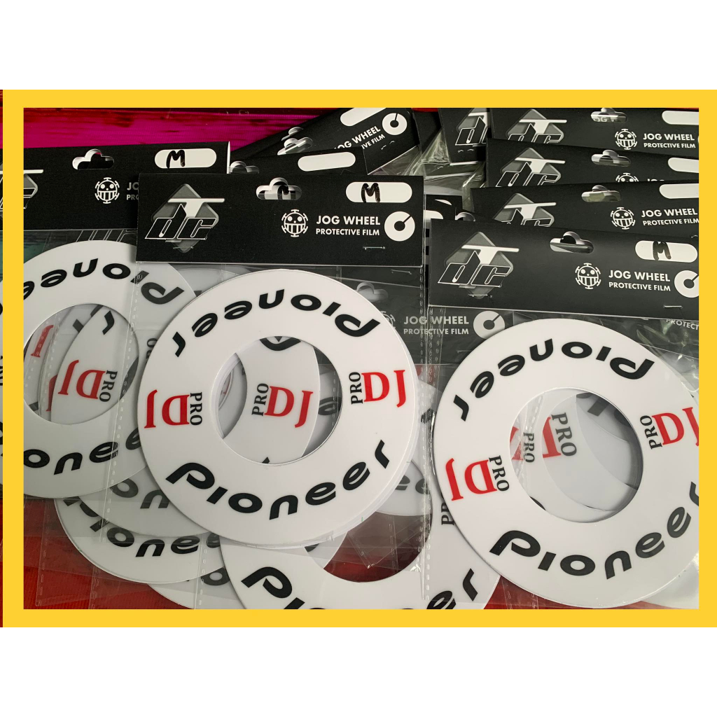 สติกเกอร์สีขาวลาย-pioneer-size-m-สำหรับ-ddj-sr1-2-ddj-rr-ddj-sx1-2-3-ddj-rr-ddj-800-xdj-rx2-xdj-rx3-1-ชุดมี-2-ชิ้น