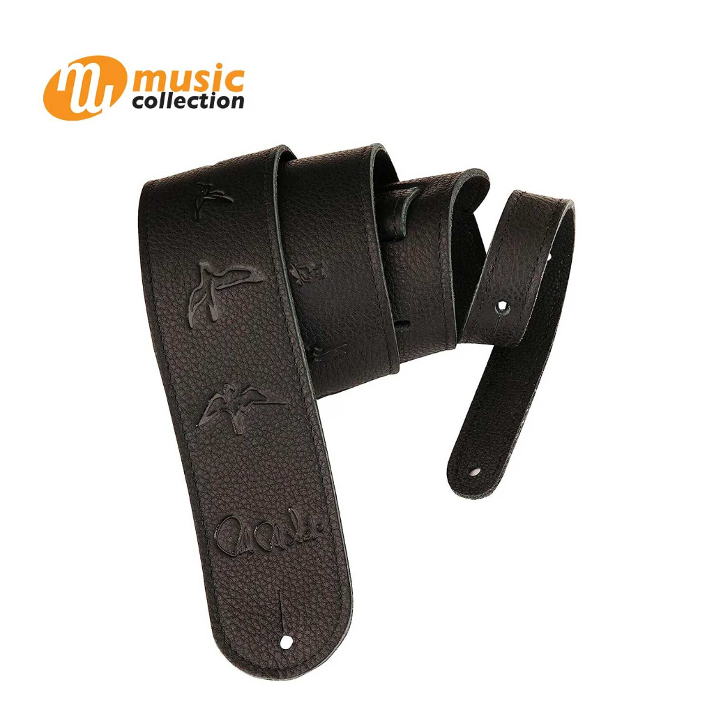 สายสะพายกีตาร์ PRS GUITAR STRAP LEATHER BIRDS/BLACK Shopee Thailand
