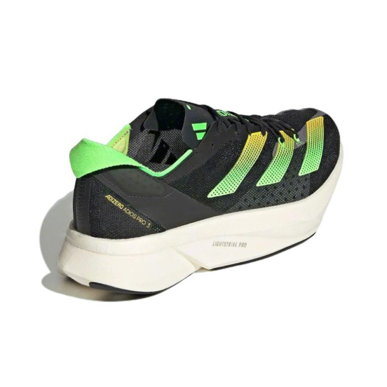 adidas-adizero-pro-3-black-green-style-running-shoes-authentic-100