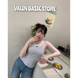 VALEN BASIC STORE 🤍เสื้อกล้ามลายริ้ว PD